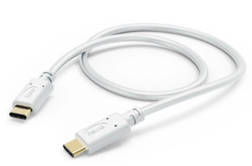 Hama Oplaadkabel, USB-C – USB-C, 1,5 m, wit